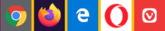 a choice of top browsers